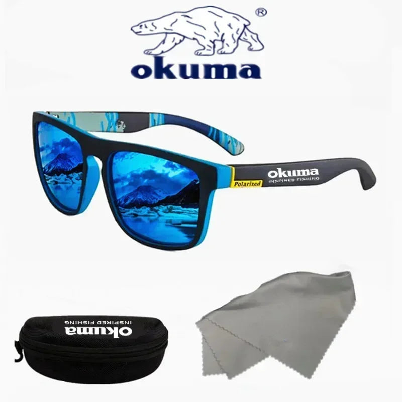 Okuma Polarized Sunglasses Original UV400 for Men and Women Outdoor Hunting Fishing Driving Bicycles Sunglasses Optional Box