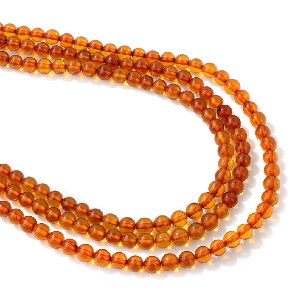 100% Natural Irregular Amber Stone Bead Round Oval Nugget Chips Raw Ambers Beads DIY Bracelet Necklace Jewelry Accessories