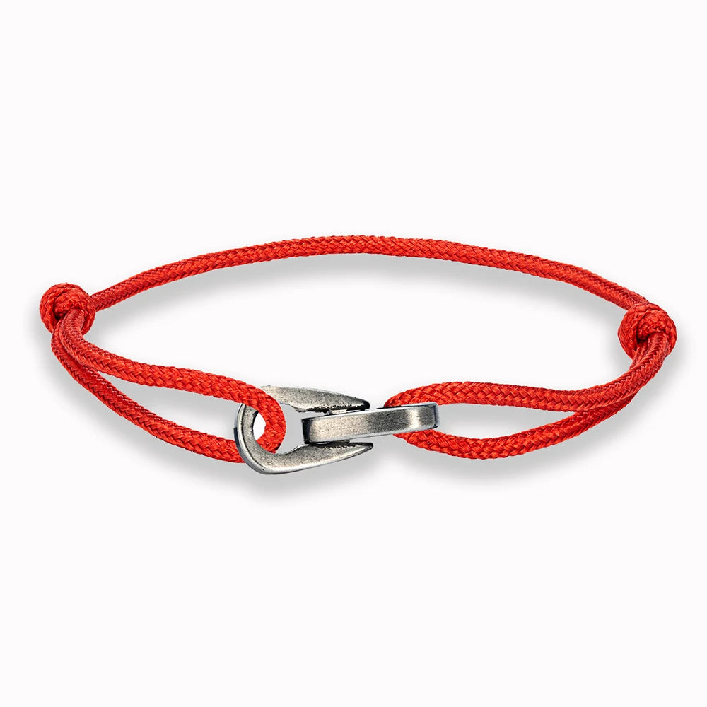 MKENDN Vintage Oxidized Black Chain Link Rope Bracelet Men Women Stainless Steel Motorcycle Jewelry Water Drop Accessories Gifts