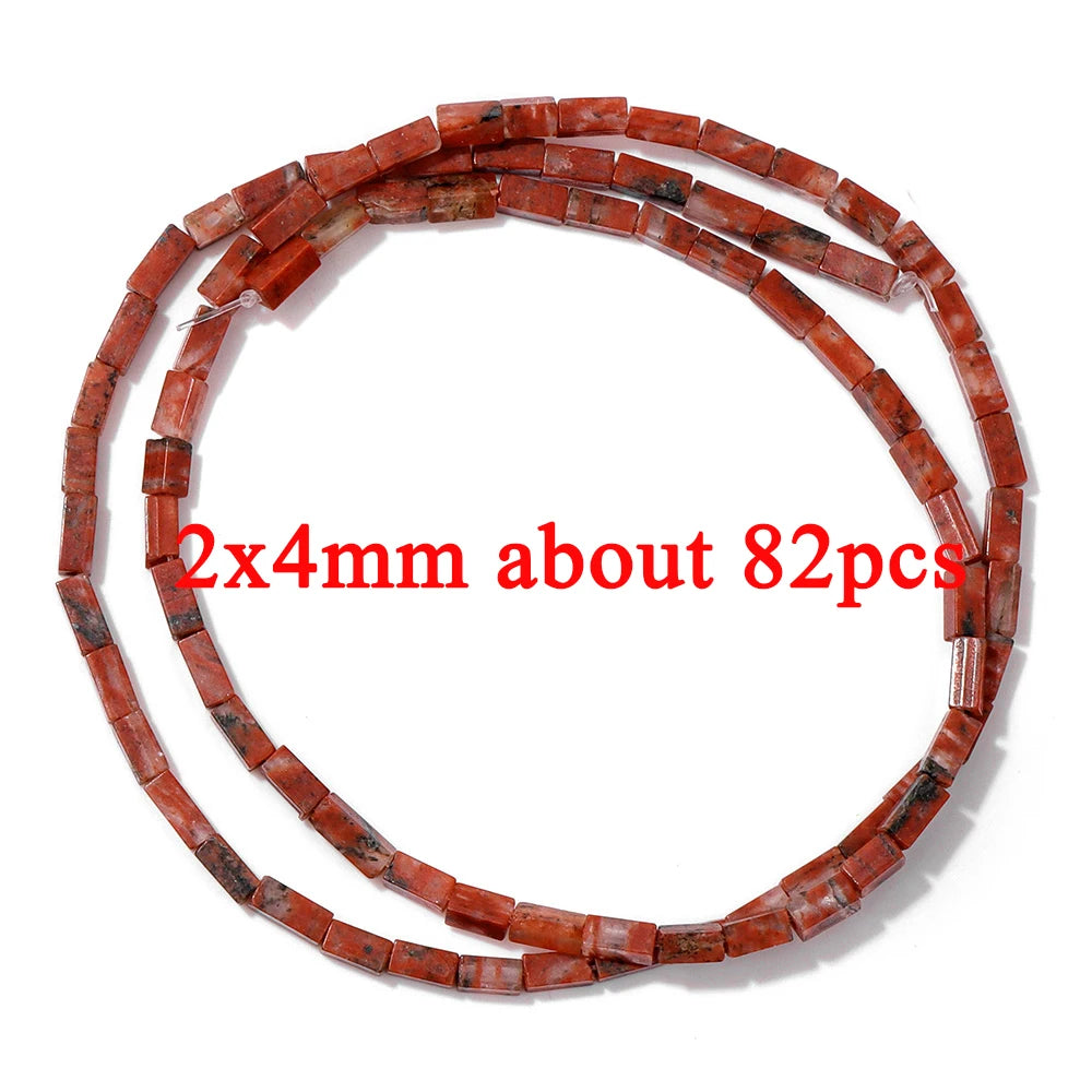 100% Natural Red Jasper Stone Bead Oval Cube Round Irregular Shape Chips Beads Fit Jewelry Making DIY Bracelet Necklace Earrings