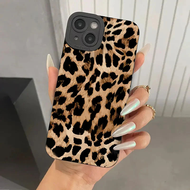 Animal Print Leopard Print Phone Case for Xiaomi Mi 14 13 12 11 Lite 5G 14T 13T 12T 12X Poco M6 X6 X5 X3 F5 F6 Pro 4G Soft Cover