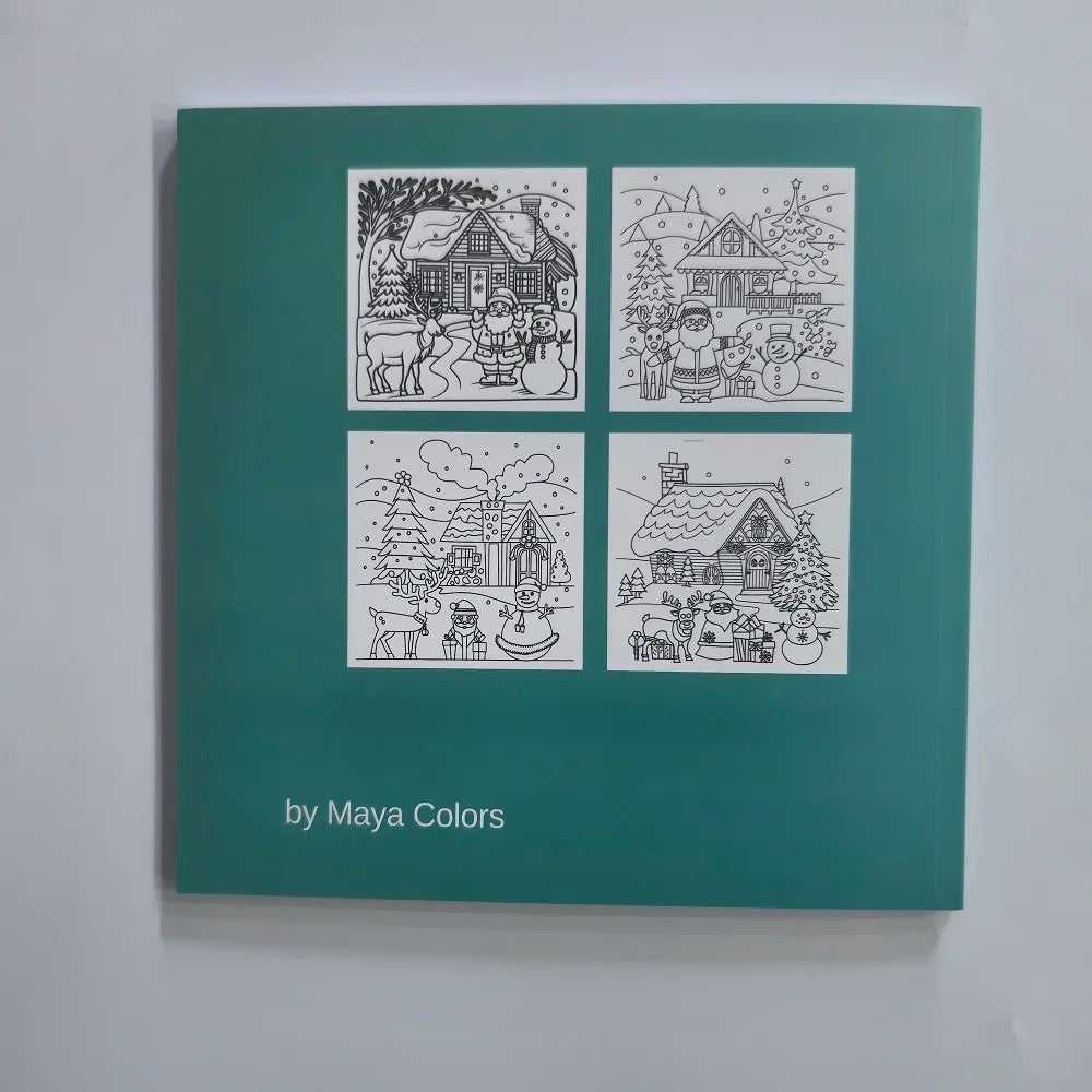 Cozy Christmas Coloring Book Bold and Easy Coloring For Adults And Teens Christmas Gift English Version