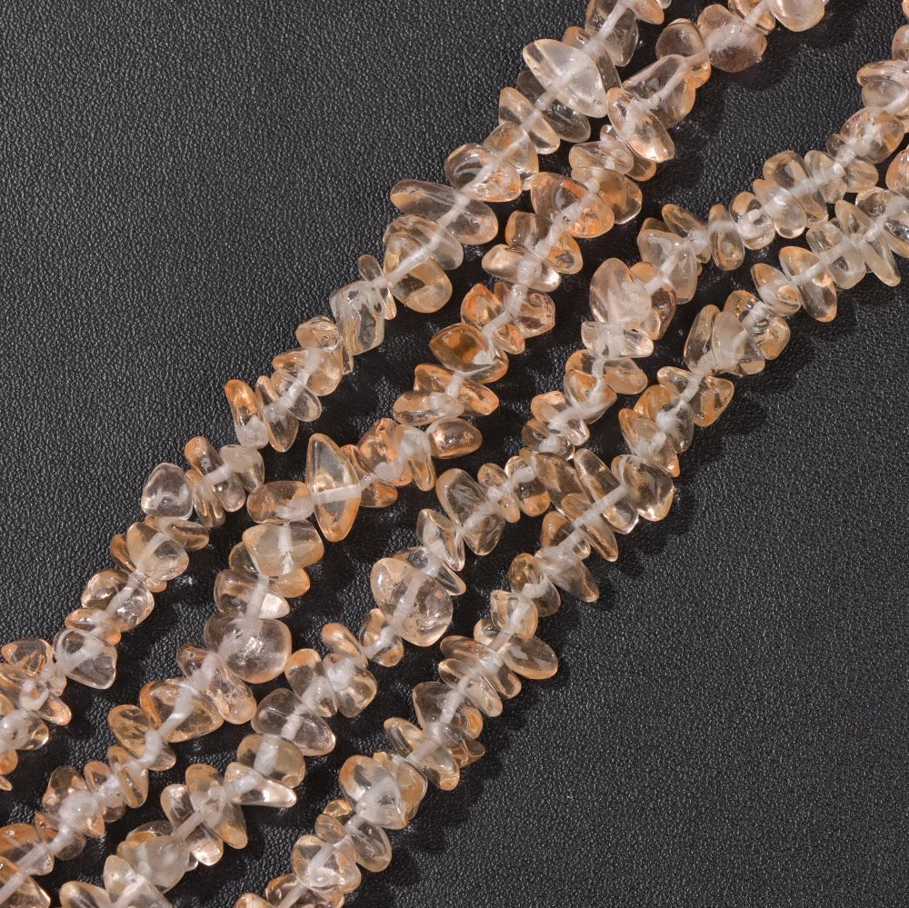 5-8MM Colorful Irregular Glass Beads Dyed Transparent Crystal Chips Beads Fit DIY Women Jewelry Bracelet Necklace Earring