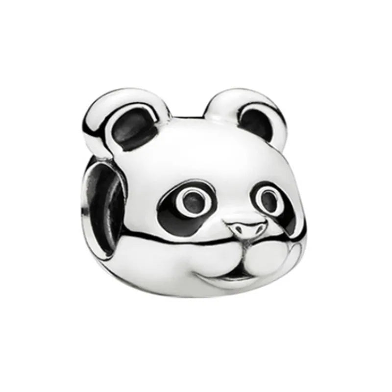 Europe NEW 925 Sterling Silver Spring Flower Bee Charm cute cow duck cat snake dog Bead Fit Original Bracelet Jewelry For Gift