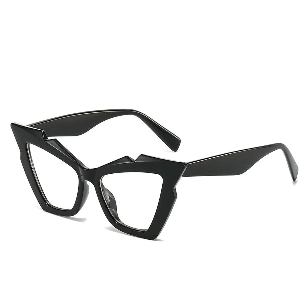 Oversized Cat Eye Sunglasses Women Big Frame New Luxury Brand Fashion Y2K Punk Sun Glasses For Ladies Retro Trendy Eyewear UV400