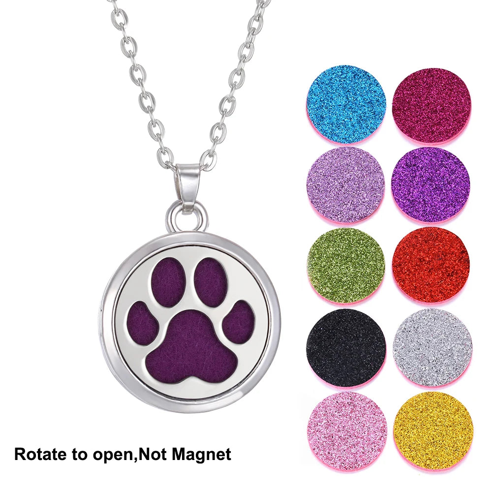 2023 New Aromatherapy Necklace Diffuser Pendant Aroma Jewelry Thread Rotate Open Locket Perfume Essential Oil Diffuser Necklace