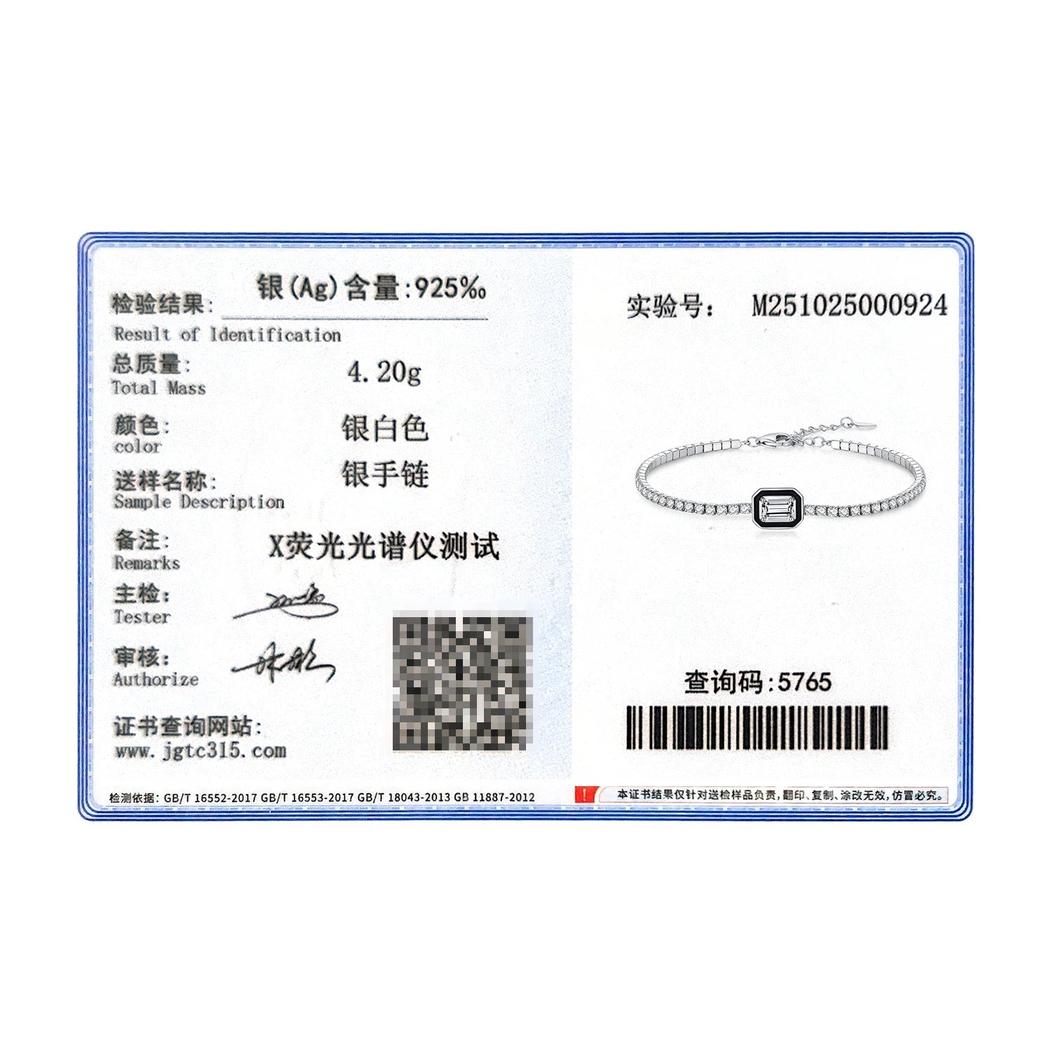 MODIAN 925 Sterling Silver Fashion Black Enamel Rectangle Clear Cubic Zirconia Tennis Bracelets For Women Fine Jewelry Gifts