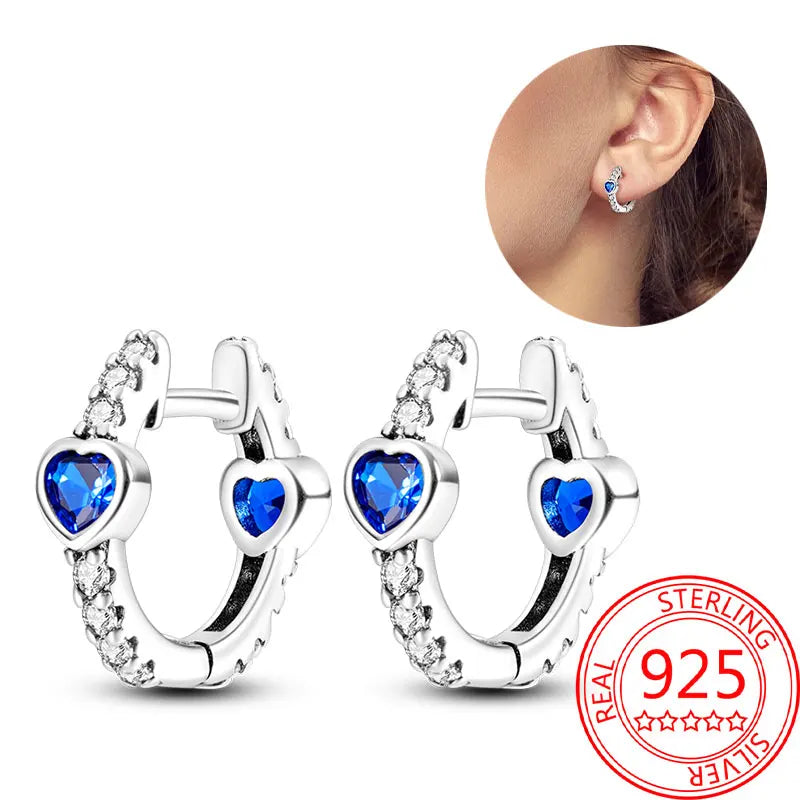 Hot Sale Bee Earrings For Girl Lovely Yellow Black Dancing Bee Happy S925 Hoop Earrings Birthday Gift Silver Jewelry