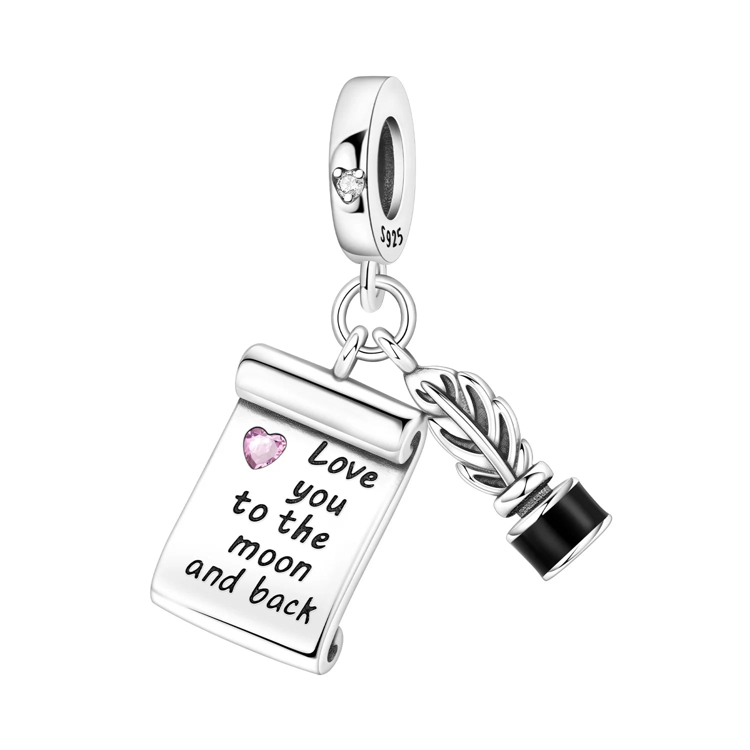 PANPOKI 925 Sterling Silver Couple And Family Beads Original Pendants Bracelet Charm Jewelry Party DIY Trendy Gifts