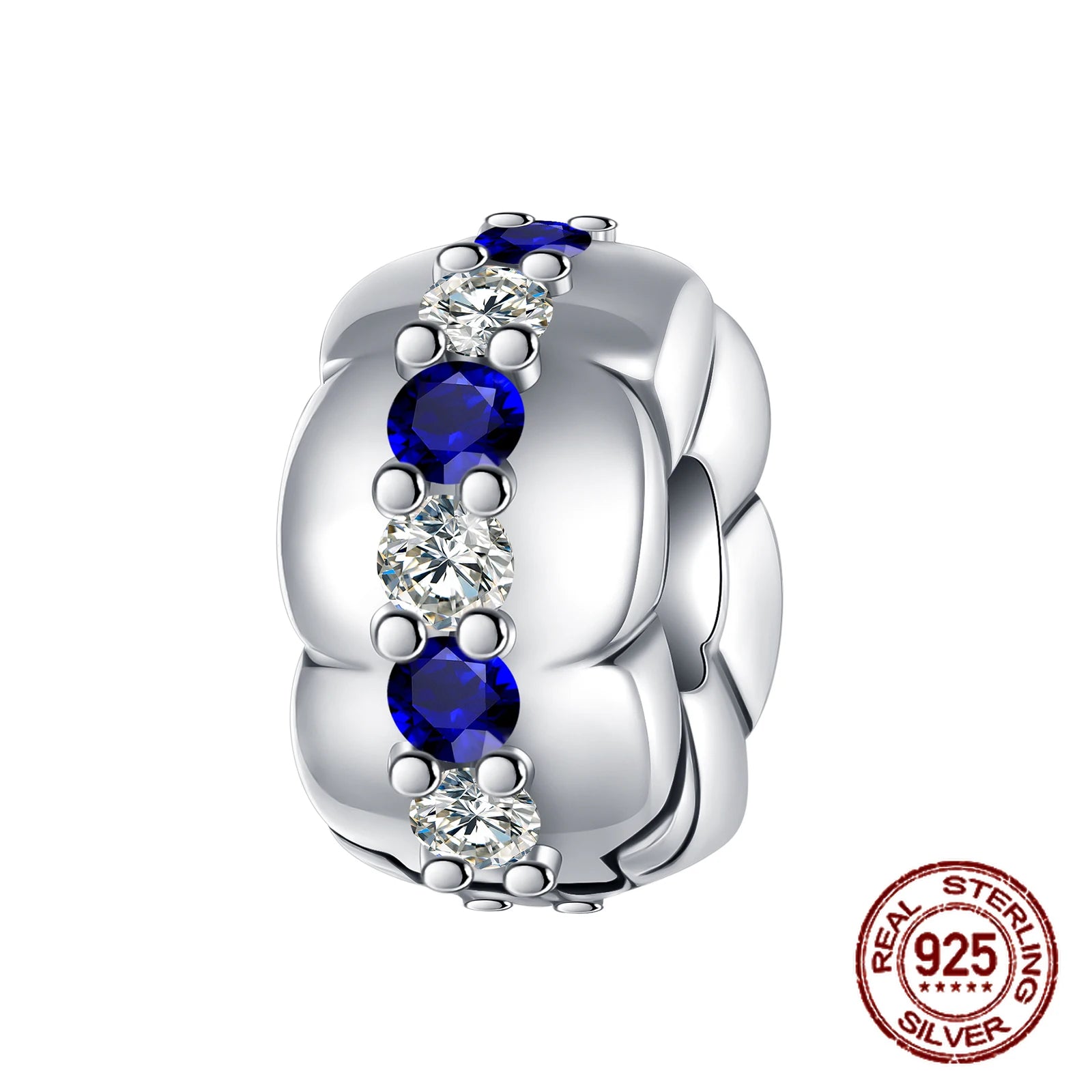 Breloque en argent sterling 925 représentant la lune, l'étoile, l'avion, l'espace, série bleue, compatible avec les bracelets Pandora originaux, bijoux à offrir