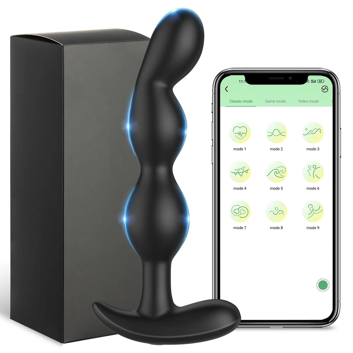 APP Control Anal Plug Vibrator Gay Anal Bead Butt Plug Stimulator Masturbation Penetration Butt Vibration Men Women Couples Toys