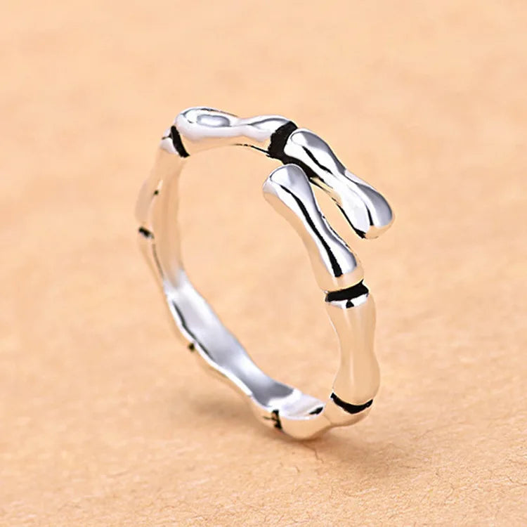Hot 925 Sterling Silver Ring AAA Zircon Adjustable Simplicity Fashion Exquisite Women Jewelry Accessories Wedding Party Gift