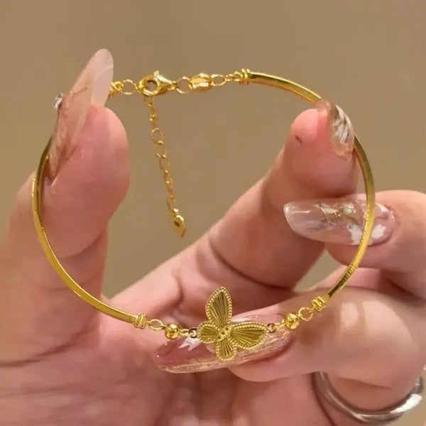 Koreanisches romantisches Mondperlenarmband für Damen, elegantes und exquisites Armband mit Stern- und Herzgliederkette, weihnachtlicher Schmuck