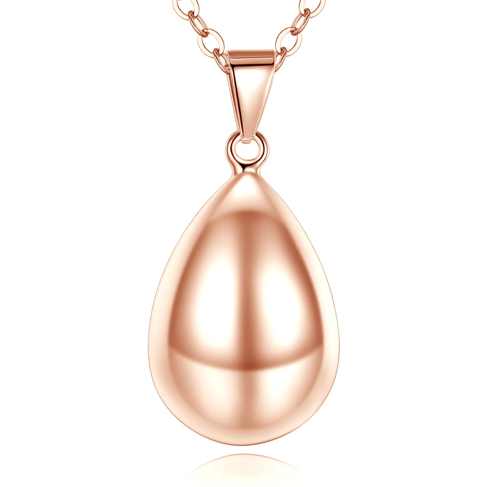 Lot de 5 boules d'harmonie Eudora en forme de goutte d'eau, pendentif de grossesse en métal cuivré, appelant les anges