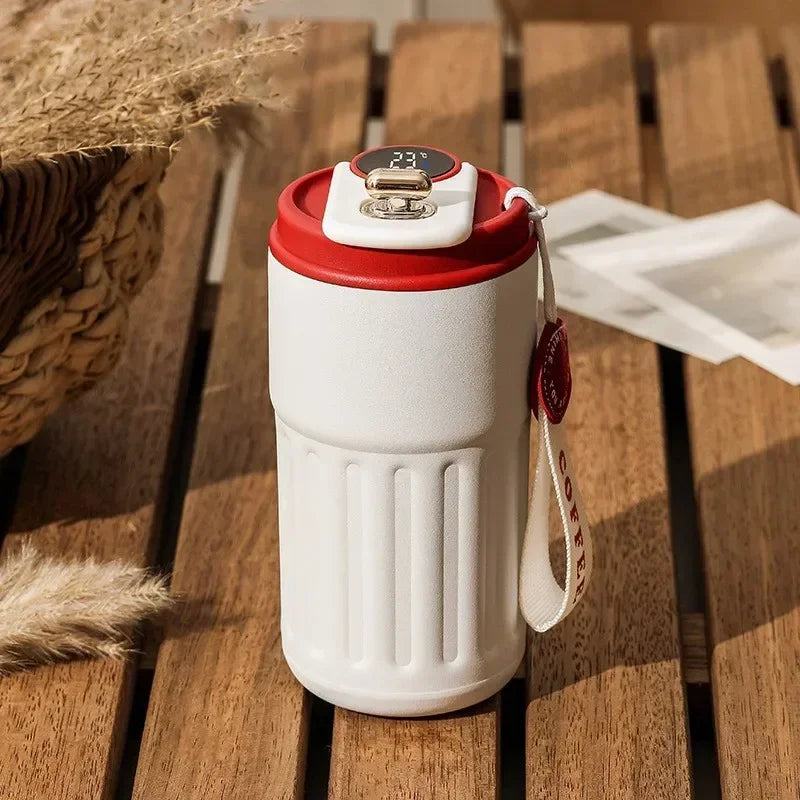 Stainless Steel Smart Thermos Bottle Intelligent Temperature Display Coffee Cup vacuum Flasks Office Cup Business Portable Mug