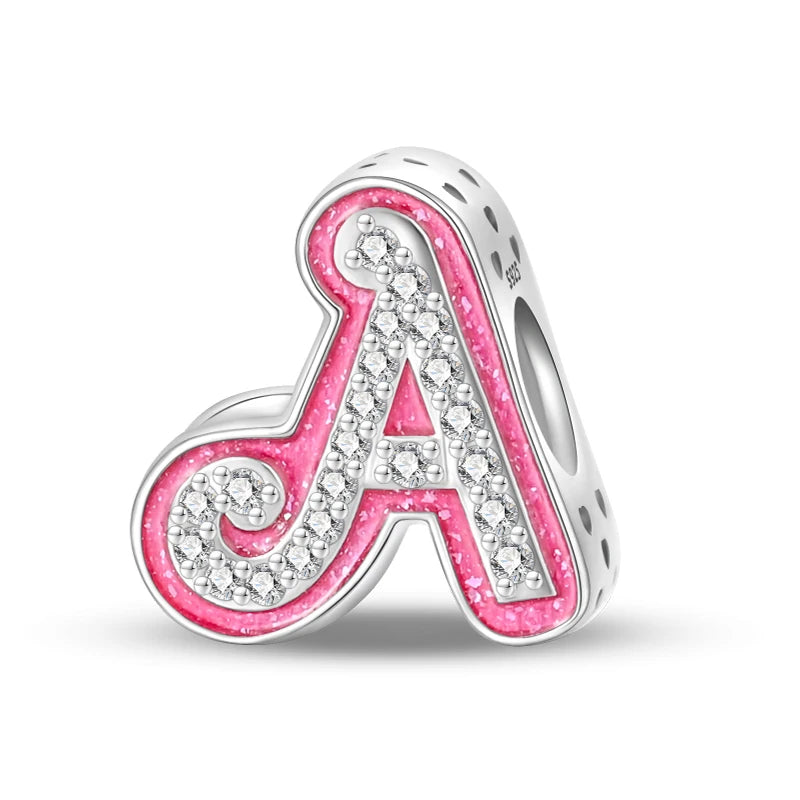 Hot Sale Charms Beads 925 Sterling Silver Pink Perfume Bottle Letter Luminous Firefly Tarot Card Beads Fit DIY Bracelets Jewelry - Madeinsea©