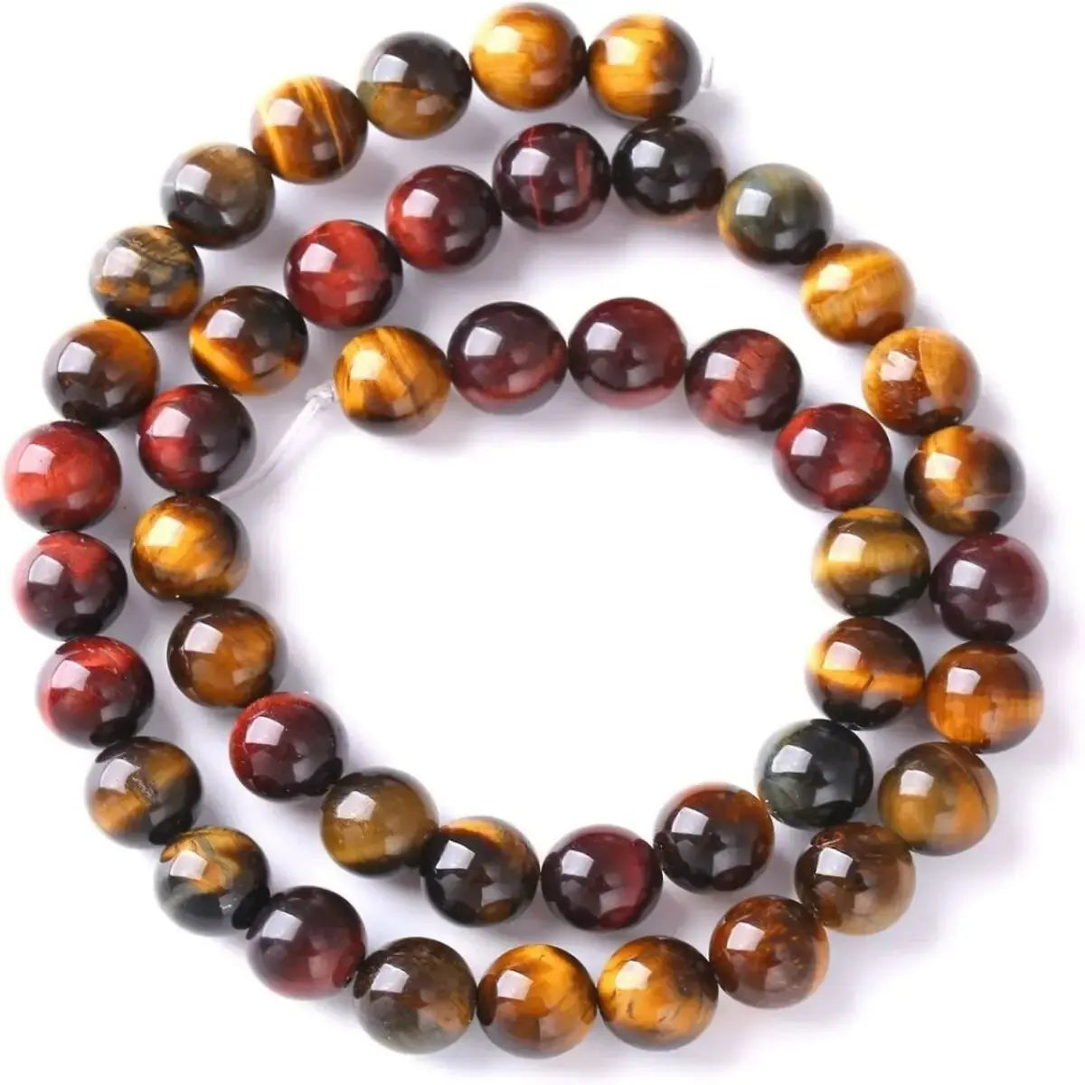 6/8/10mm A+ Quality Natural Stone Tiger's Eye Stone Round Loose Beads for Jewellery Making DIY Charm Bracelet Necklace
