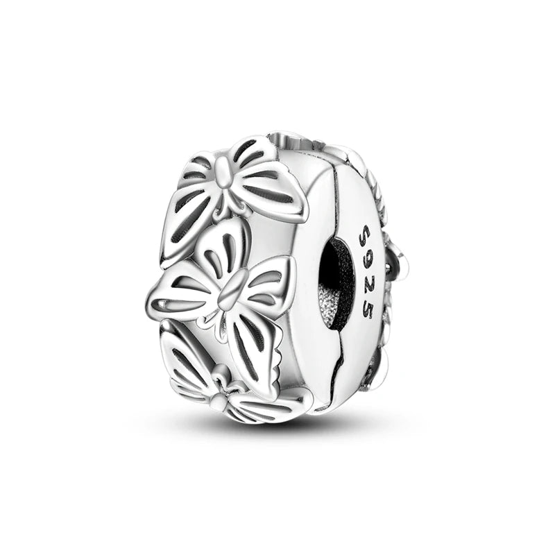 New Original Charms Beads Pendant 925 Silver Sterling Dog Cat Firefly Butterfly Dragonfly Charm For Woman Fashion Jewelry Making