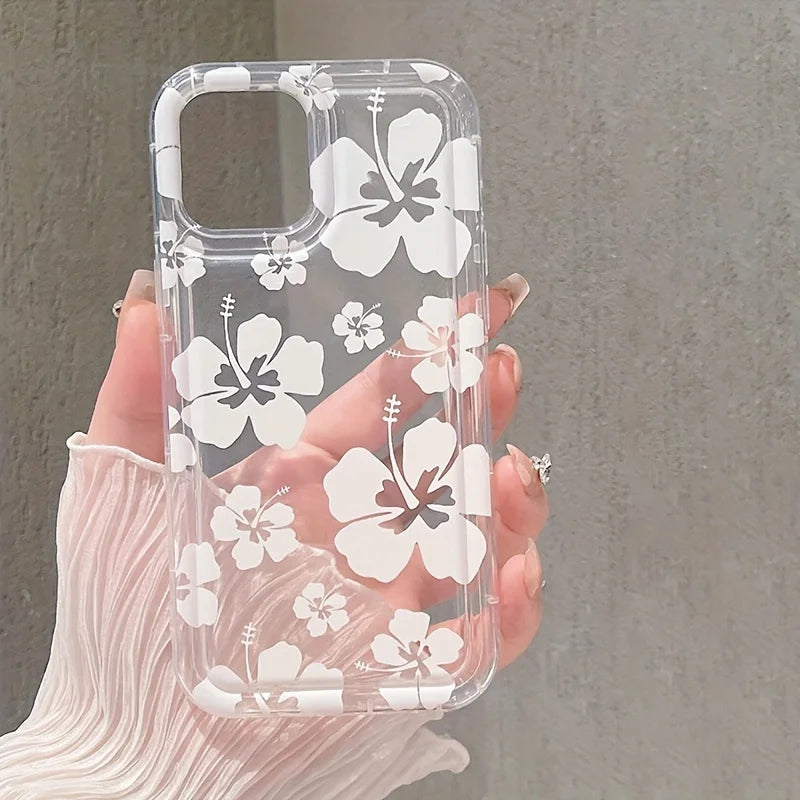 Flower Plants Soft Clear Case For Xiaomi Mi 14 13 13T 12 11 Lite 5G Mi 12T Pro Case For Poco F5 X6 X3 Pro Shockproof Cover