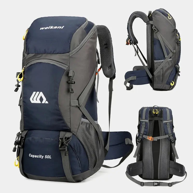 50L Reise Camping Wandern Wasserdichter Rucksack