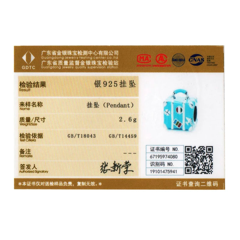 Breloque en argent sterling 925 BISAER pour vacances d'été, perles rouges à lèvres, lunettes de soleil, talons hauts, pendentif avion, convient aux bracelets DIY pour femmes