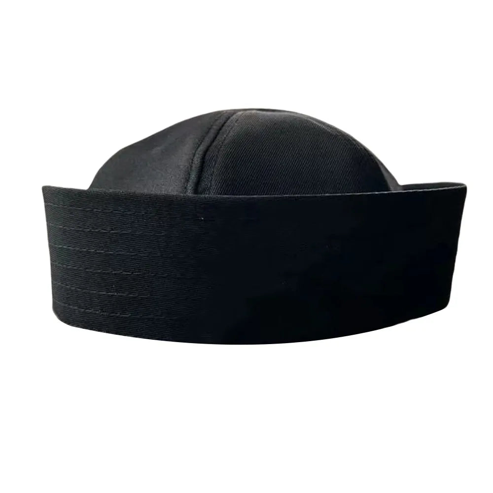 New Cotton Sailor Hat Soft Solid Color Beret Brimless Marine Cap Party