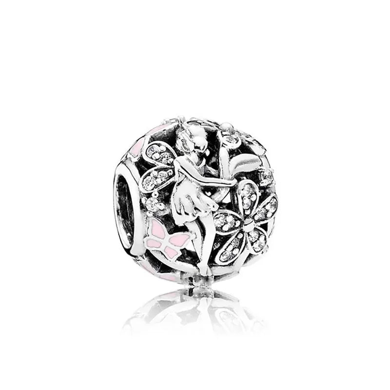New 925 Silvering Cartoon Cat Spider Rabbit All Saints' Day Charm Bead fit Original Pandora Bracelet Trinket DIY Women Jewelry