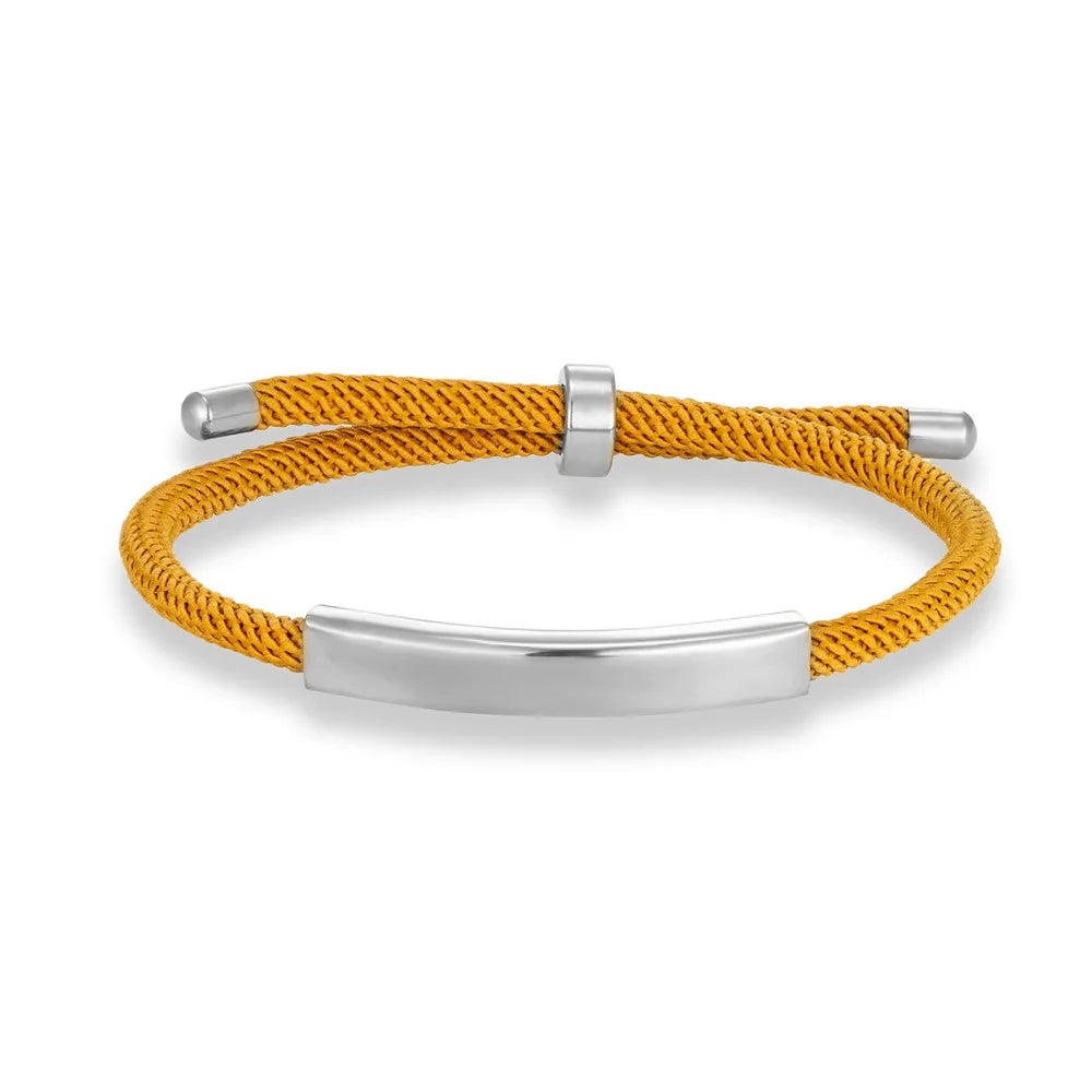 MKENDN Personalized Medical Alert Bracelet Custom Name Engrave Logo Id Phone Bracelets Trendy Emergency Rope Bracelet Gifts