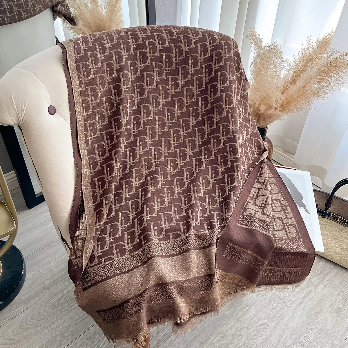 2025 Ladies Muslim Hijab Golden Thread Scarves Spring and Autumn Sun Protection Decoration Shawl Foulard Wrap Headscarf Scarf