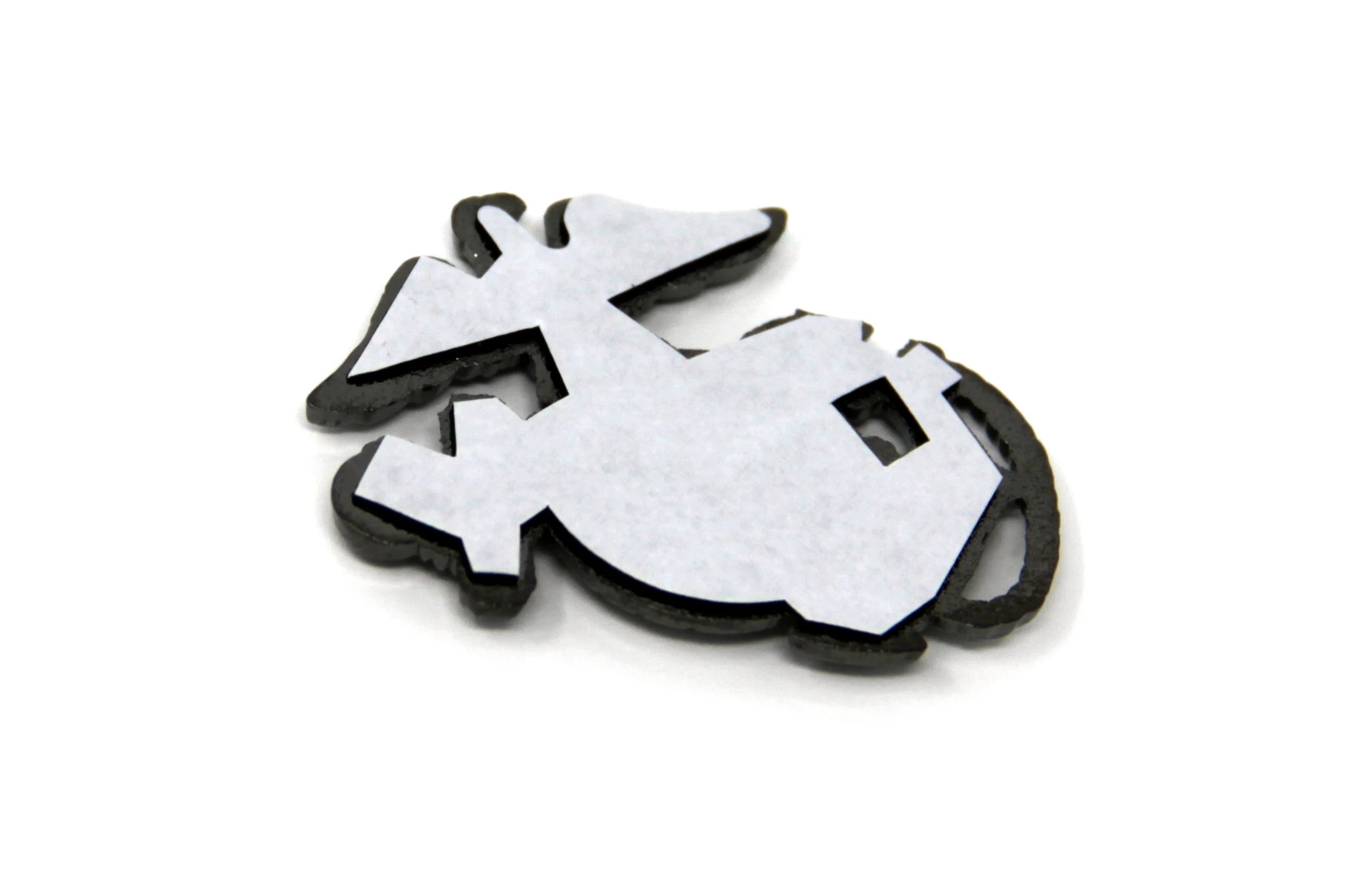 2 Stück USMC Metall-Emblem-Aufkleber, Metallic-Aufkleber, Abzeichen, Emblem des United States Marine Corps