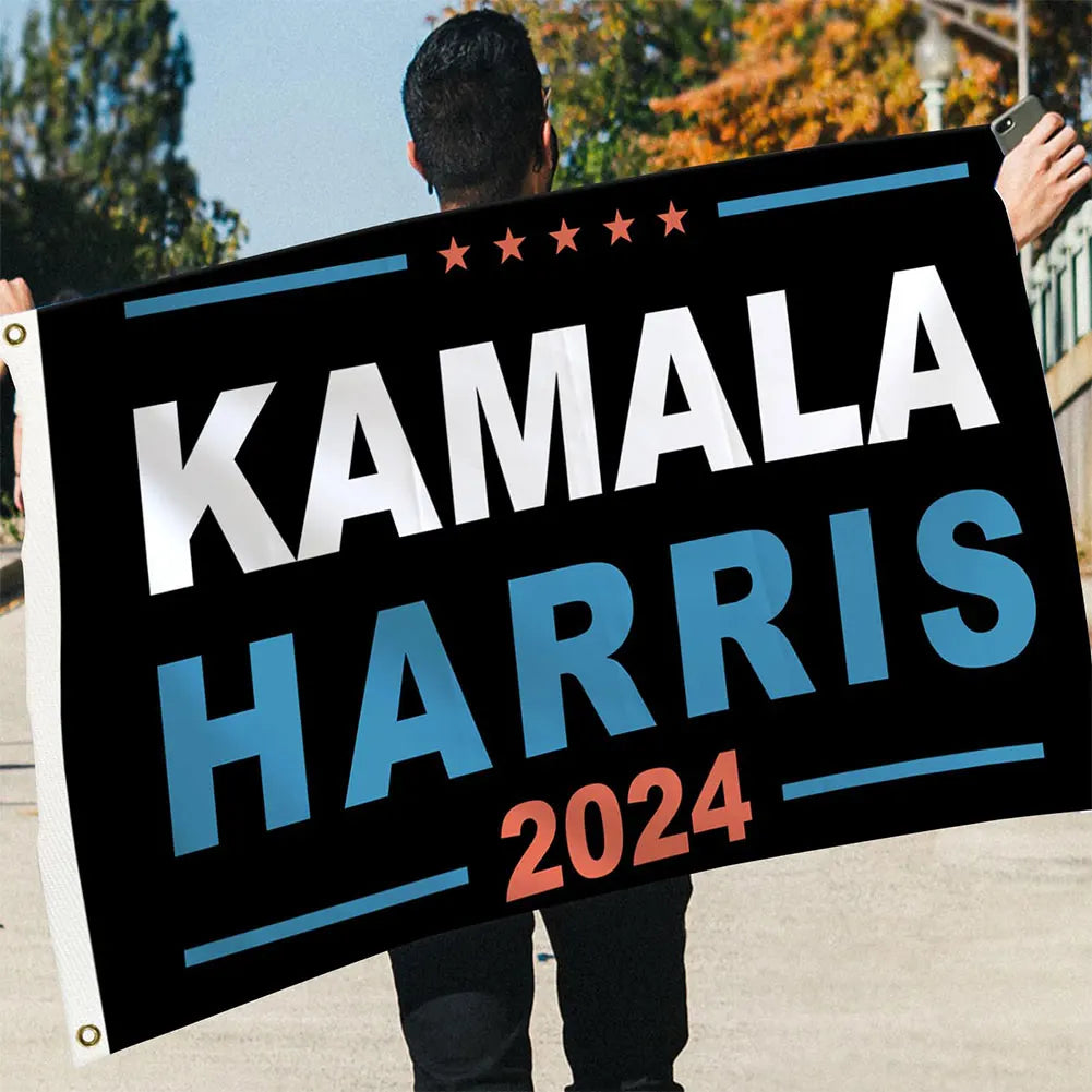 Kamala Harris Flag Banner 3x5 Ft Kamala Harris 2024 US Presidential El