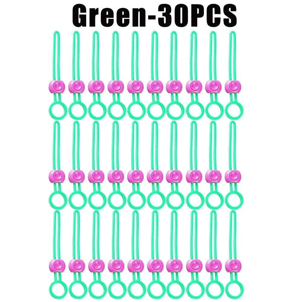Upgraded Snack Bag Sealing Strap Food Bag Clips Multi-Purpose Sealer Reusable Cable Ties for Home Kitchen Office - Madeinsea©