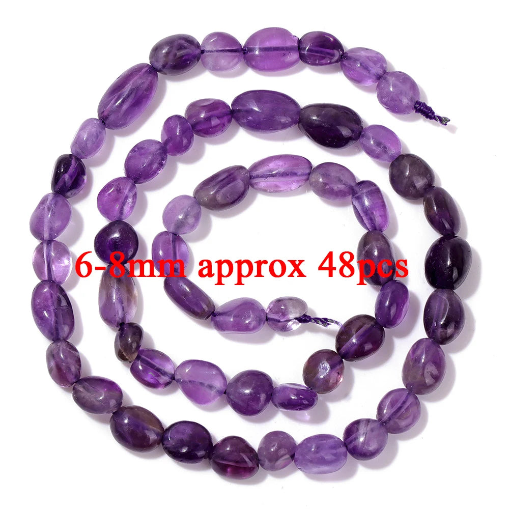 Natural Amethyst Energy Stone Bead Purple Quartzs Crystals Beads Healing Power Fit Health,Beauty,Clarity,Relieve stress,Calming