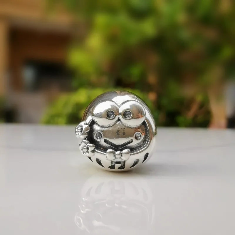 2025 New Miniso Disney Sanrio Beads 925 Silver Stitch Hello Kitty Kuromi Charm Fit Original Bracelet Women DIY Pendant Jewelry