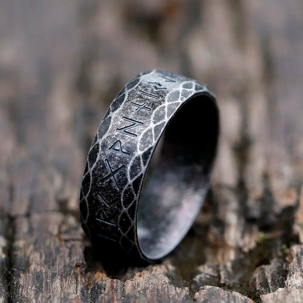 Madeinsea© - Stainless Steel Viking Rune Ring