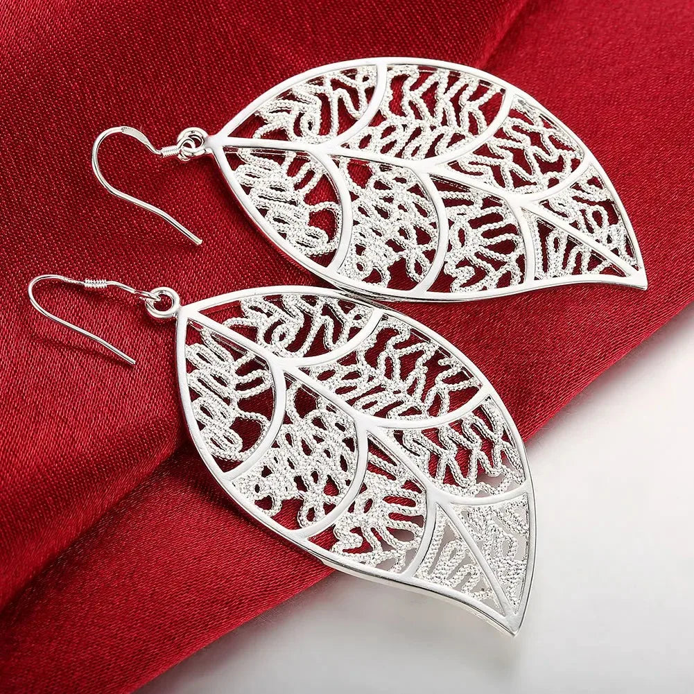 Top Quality 925 Sterling Silver Earrings Simple Round Circle Hoop Earrings For Woman Fashion Wedding Engagement Charm Jewelry - Madeinsea©