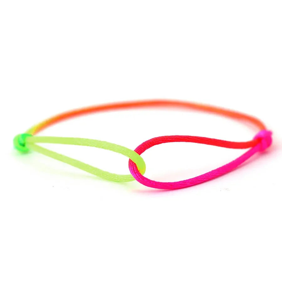 Multicolor 2mm Grade A Thin Rope Bracelet Unisex Handmade Adjustable Simple Silk Cord Braclet Holiday Casual Beach Couple Joias