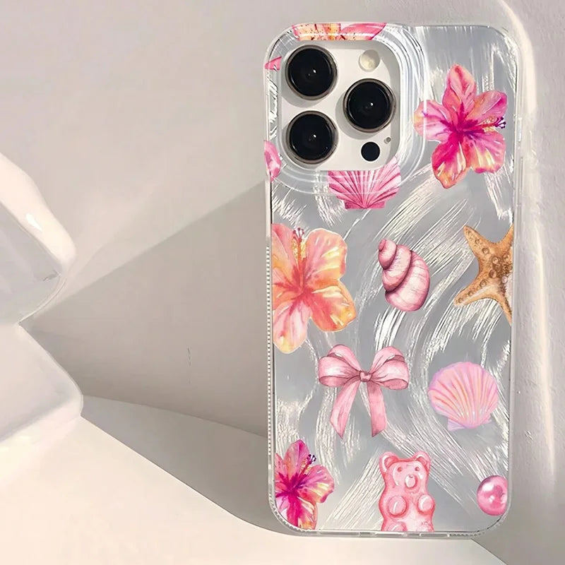 Ocean Elements Personalized Pattern IMD Soft Phone Case for Xiaomi Redmi Note 14 13 12 12S 11 13C 14C 10 S Pro Plus 4G 5G Cover