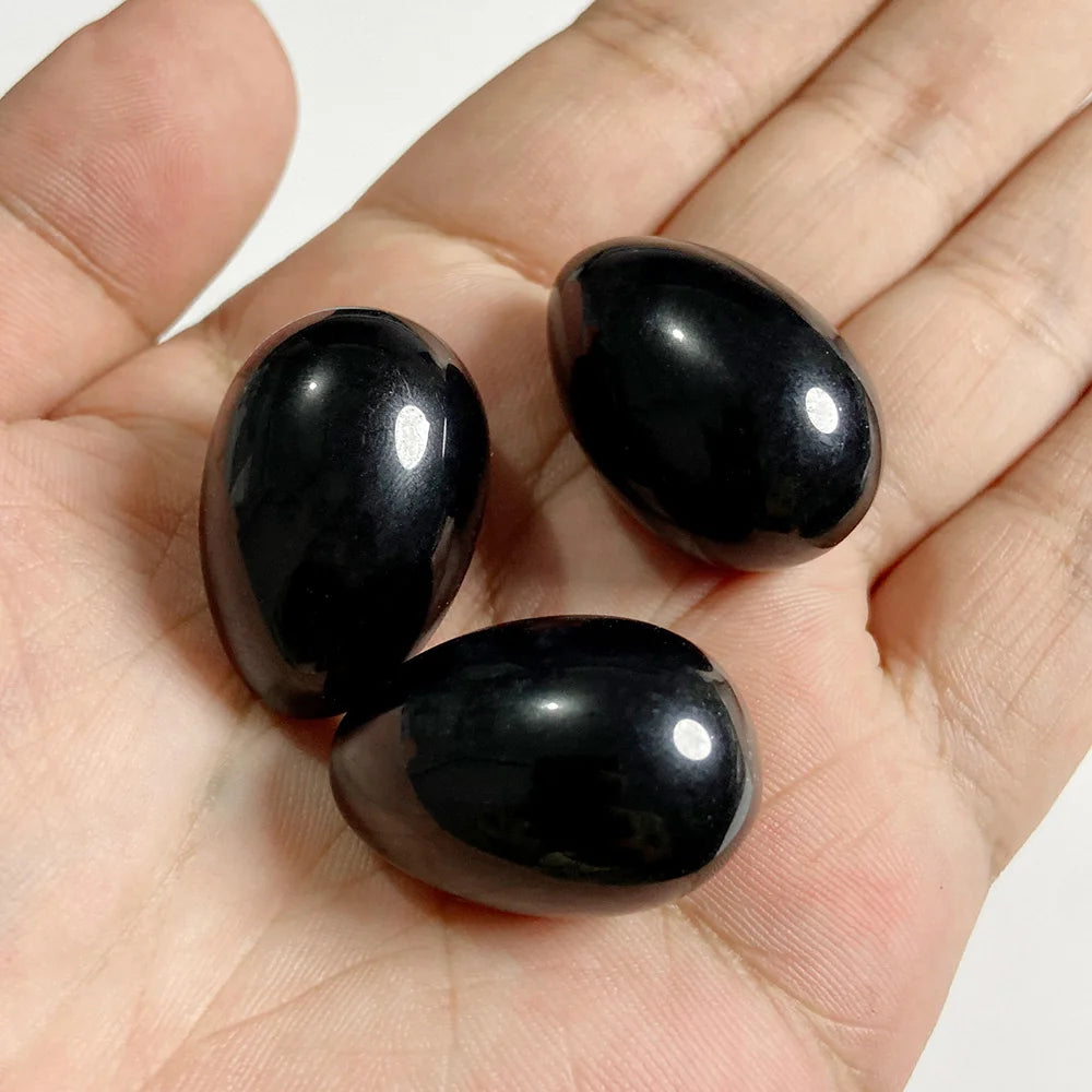 20x30mm Natural Egg Shape Stone Ornament Opal Quartzs Power Minerals Polished Reiki Fish Tank Home Decoration Jewelry Gifts