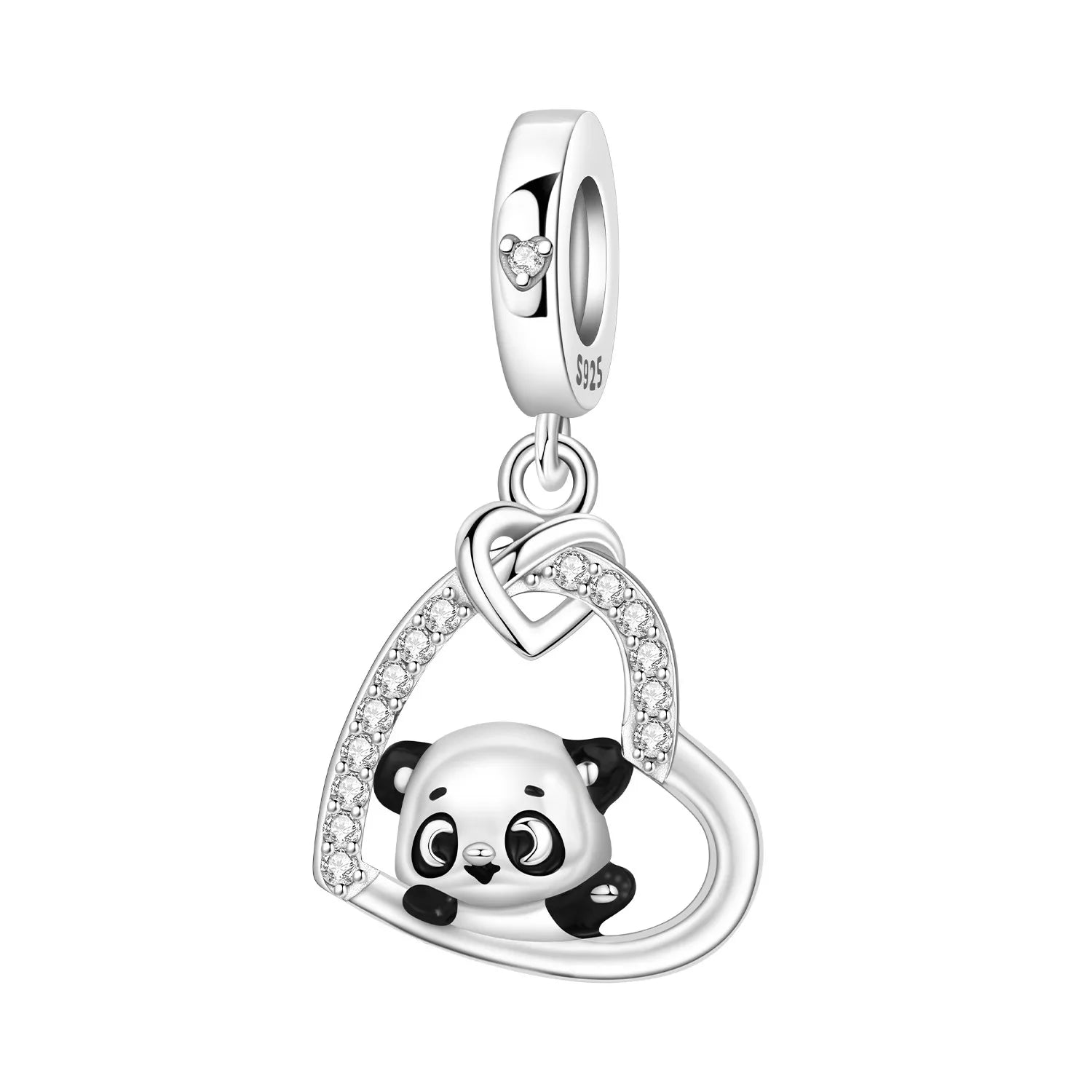 PANPOKI 925 Sterling Silver Sausage Dog Animal Beads Original Pendants Bracelet Charm Jewelry Party DIY Trendy Gifts