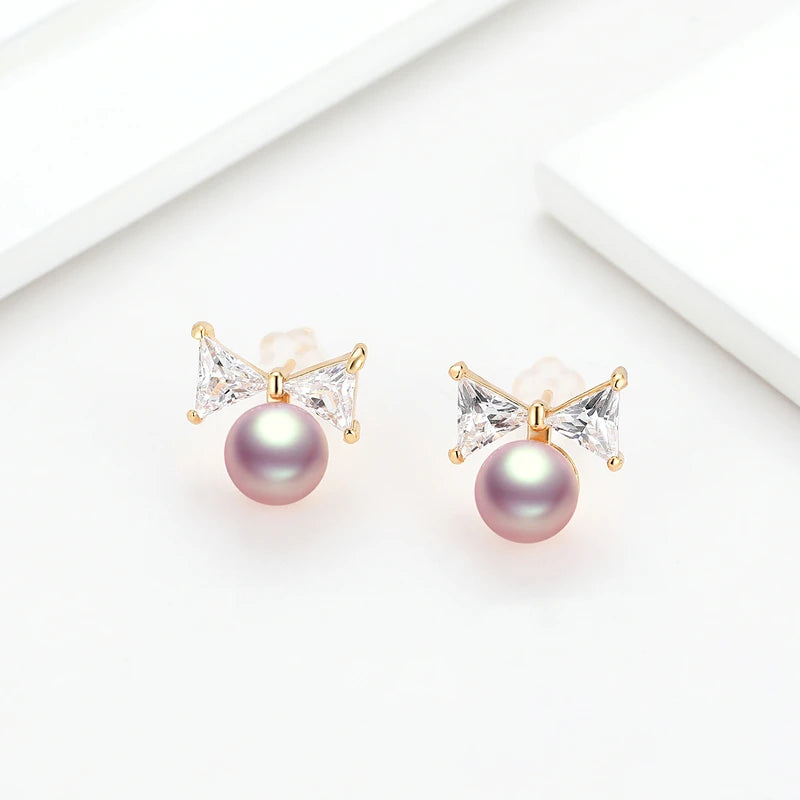 OXTAO 1Pair Fashion  Women Stud Earrings Crystal Ear Climbers / Crawlers Clear Rhinestone Earring For Women Party Jewelry Gift