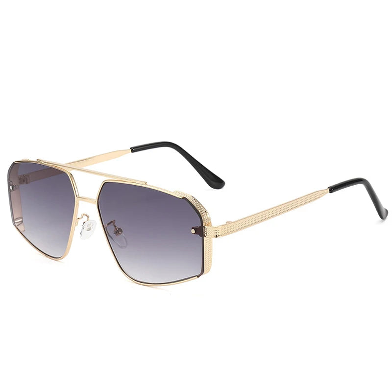 2025 Herren Damen Pilot Sonnenbrille Metallrahmen Reisnägel Casual Trend Persönlichkeit Retro Mode Outdoor Sport Brille UV400