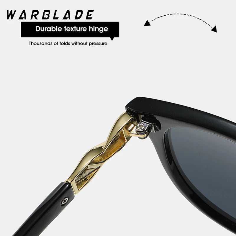 Elegant Ladies Cat Eye Sunglasses Women Luxury Brand Alloy Frame Twist Leg Shades Oversized Sun Glasses Female Outdoor Goggles