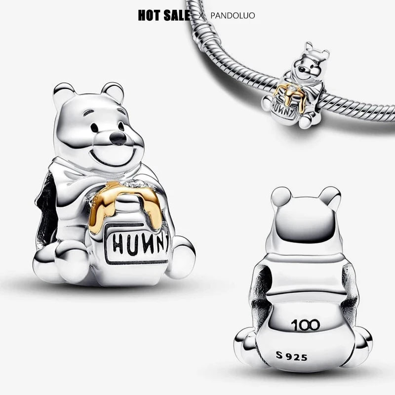 NEW in Charm Disney Cheshire Cat Charm beads Suitable for Original Women Stitch Bracelet Necklace Pendant Jewelry Holiday gifts