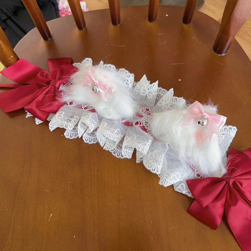 Anime Lolita Maid Dress Set Women Sweet Japanese Kimono Halloween Cat Cosplay Costumes Party Dresses Gothic Y2k Girls Cute Dress