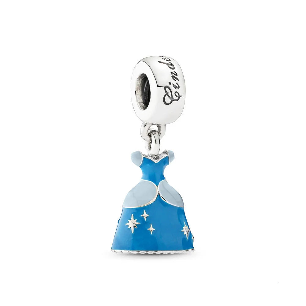 New Original 925 Silver Plated Accessories Fashion Charm Perfume High Heels Bead Fit Pendant Bracelet For Women DIY Jewelry Gift