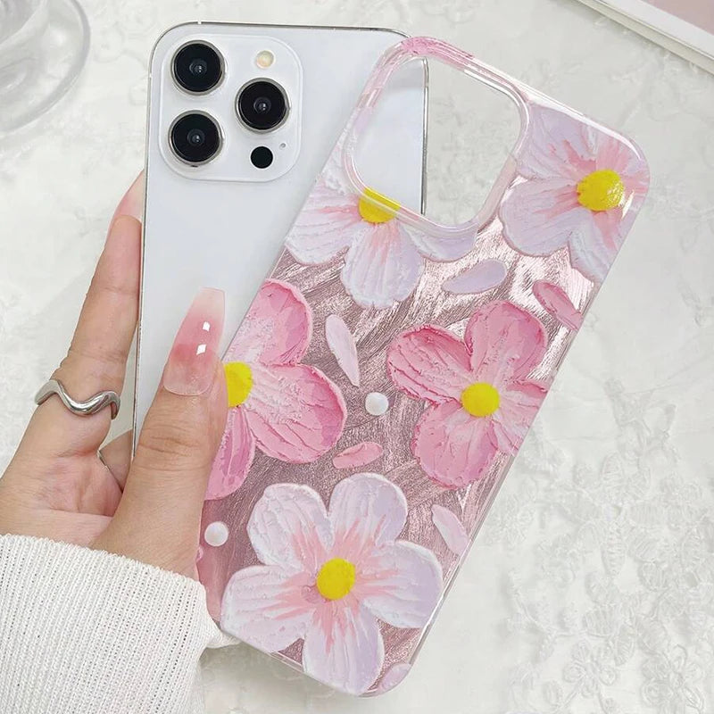 Daisy Fashionable Printed Phone Case for Samsung Galaxy A55 5G A54 A35 A34 A36 A56 A15 A16 A52 S24FE S25 S23 Ultra S22Plus Cover