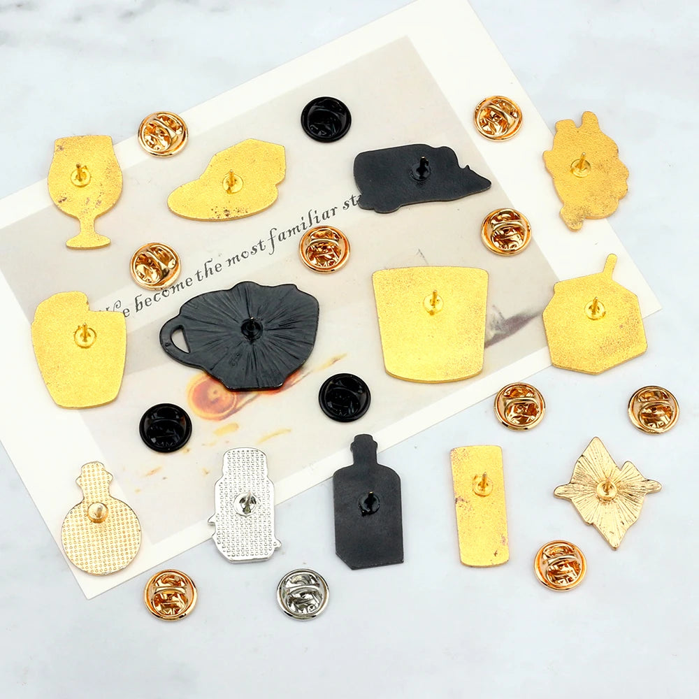 More Blue Starry Sky Enamel Pin Beatiful Drift Bottle Brooches Kid Backpack Decoration Jewelry Space Lover Collection Badge Pin