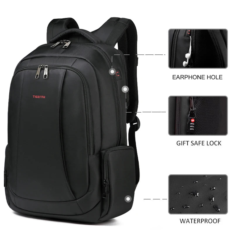 Anti Theft Backpack for 14/15.6/17.3 inch Laptop