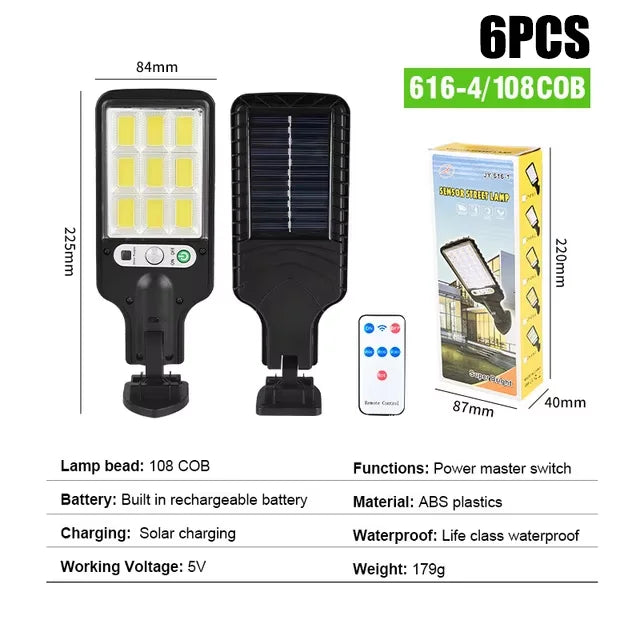 1/3/6pcs Outdoor Solar Lights Solar Wall Lights - 3 Lighting Modes Motion Sensor Light For Garden Wall Patio Path Lighting